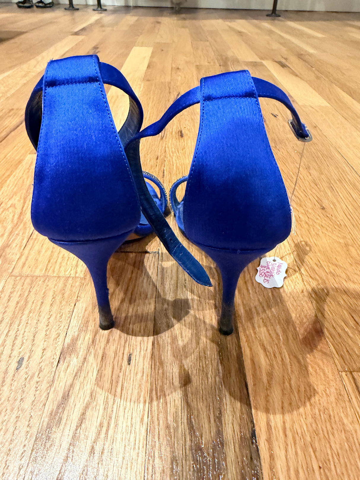 Manolo Blahnik Blue Heels Size 36 - sku TUV #6578