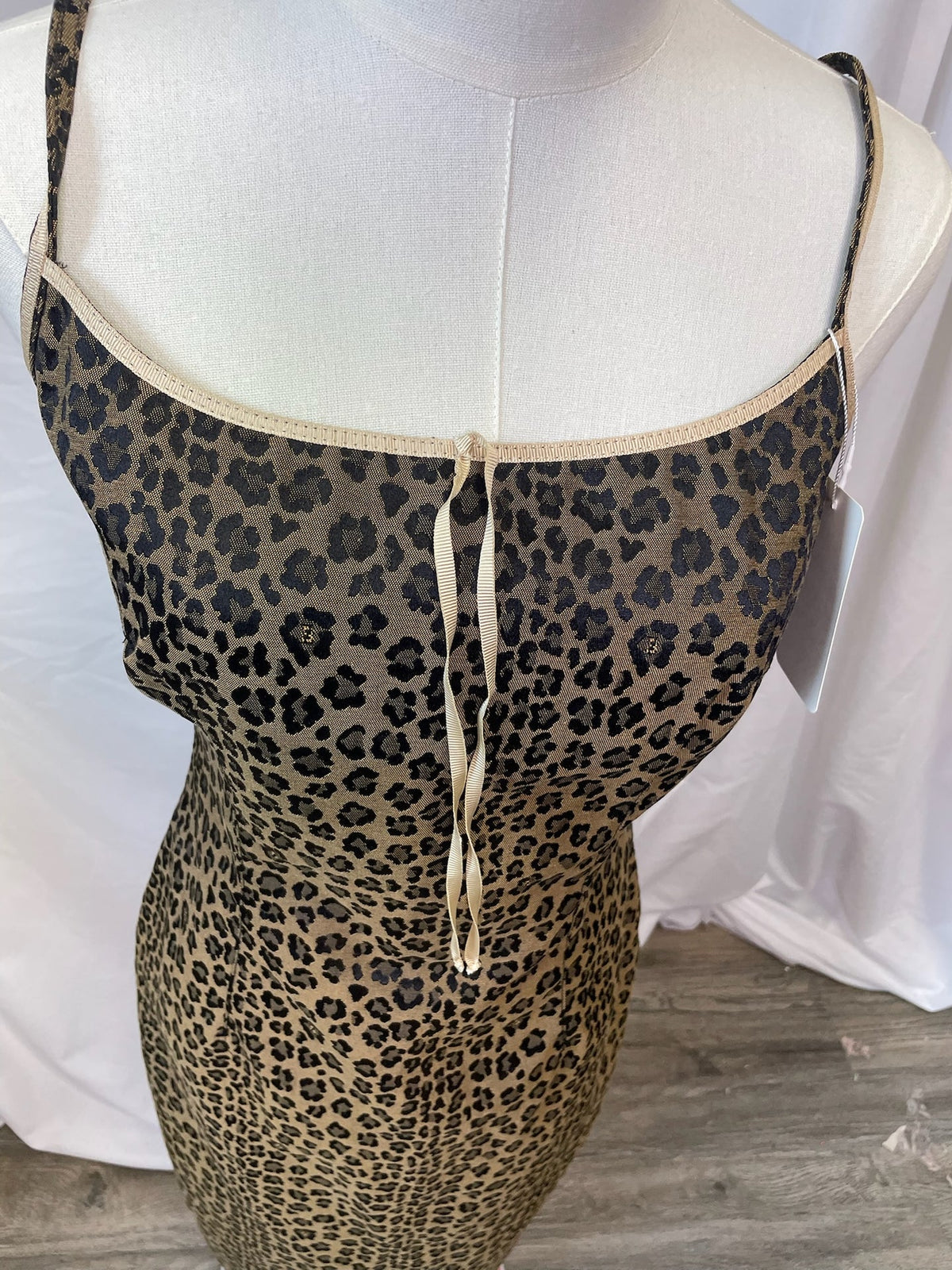Fendi Leopard Print Midi Dress