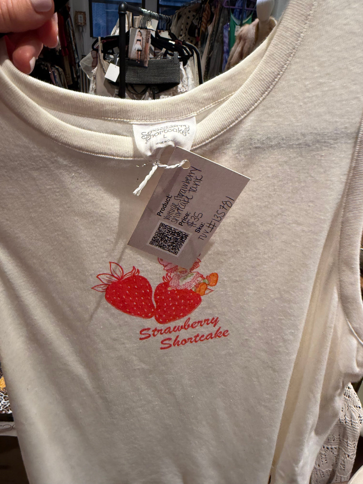 Vintage strawberry shortcake tank #135781