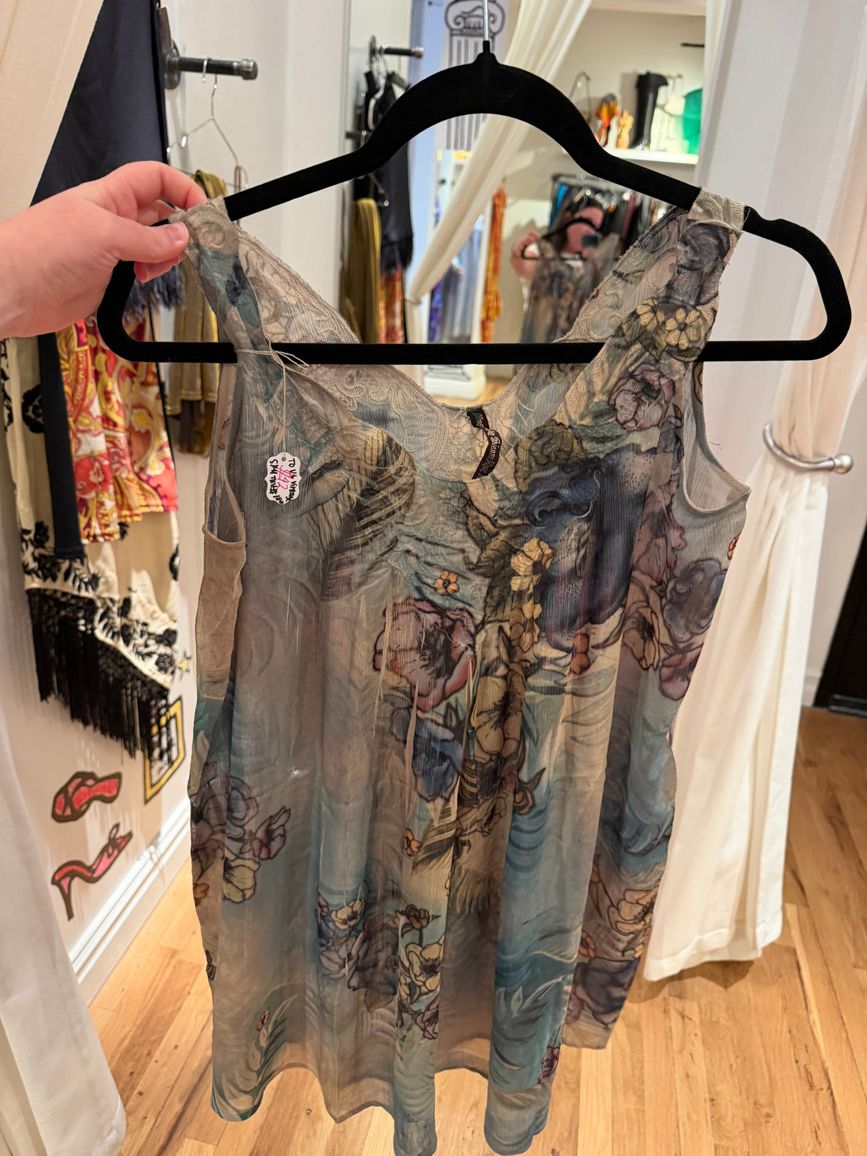 Ed Hardy esque tank top - sku TUV #180