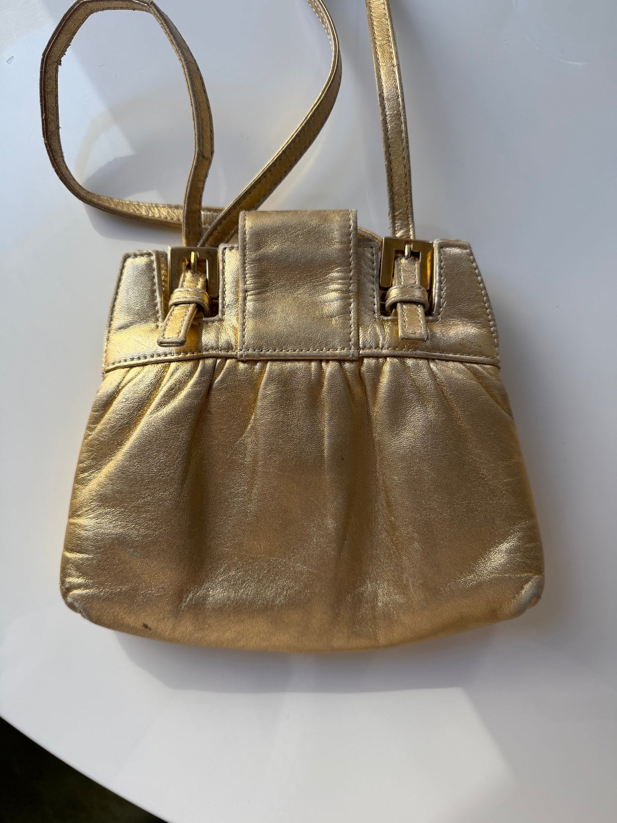 Rare Mini Gold Crystal Embellished Vintage Fendi