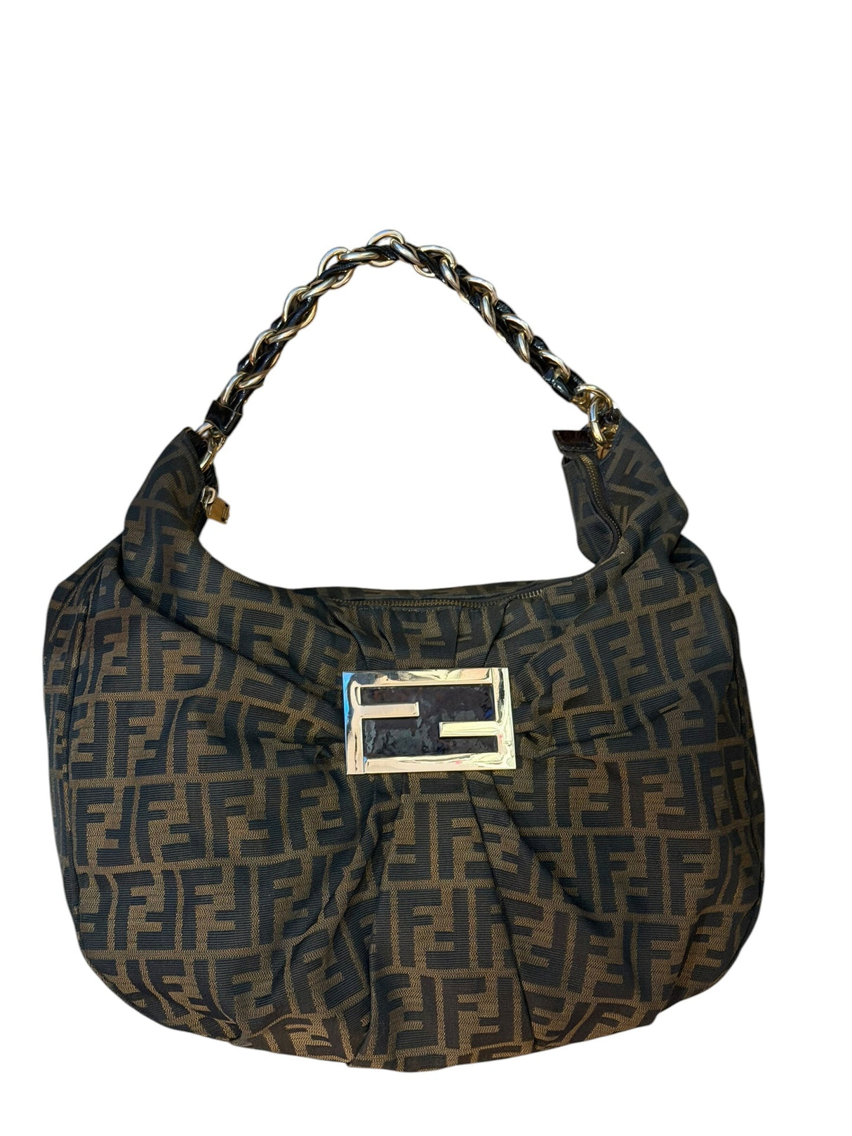 Fendi Mia zucca hobo bag