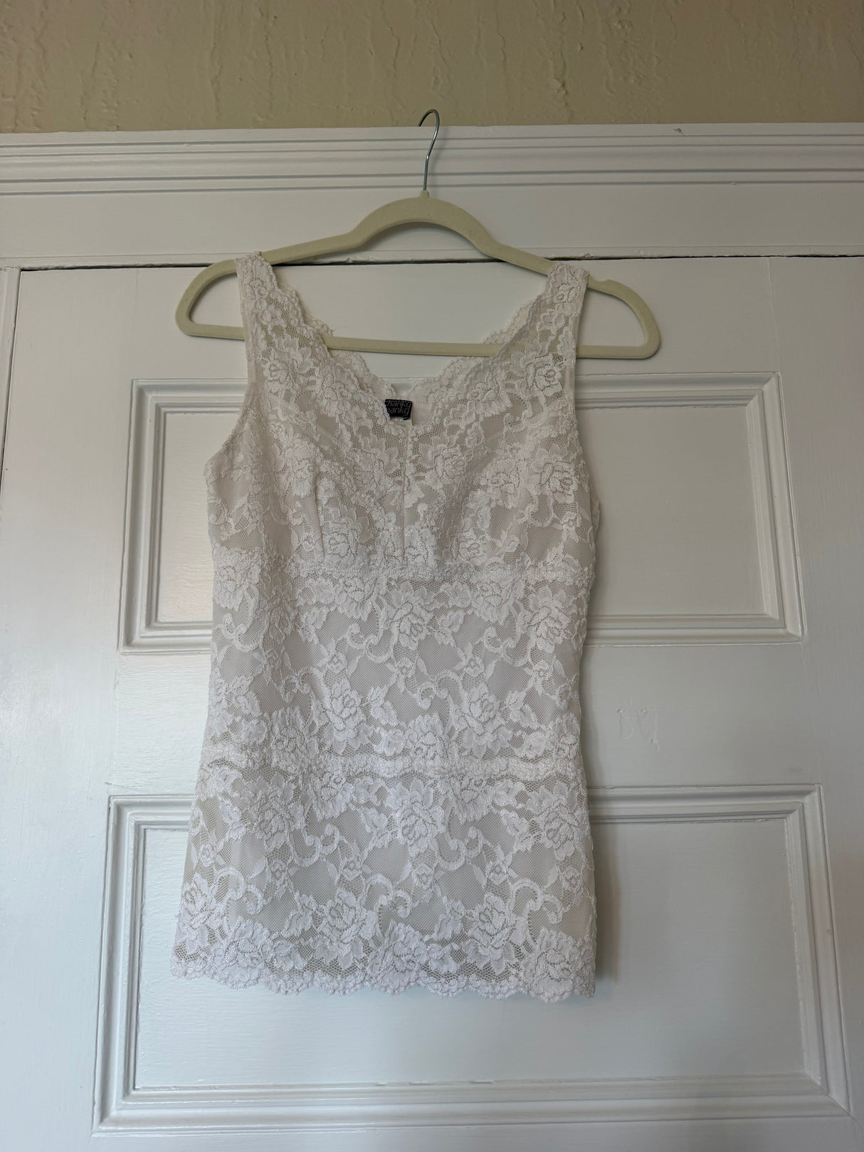 Hanky panky white lace tank top - SKU TUV #12890