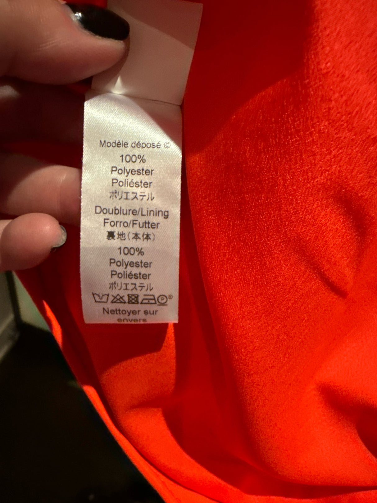 Kenzo Orange Full Skater Skirt