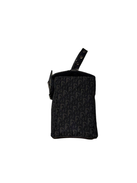 Dior trotter monogram box bag with diorissimo black print