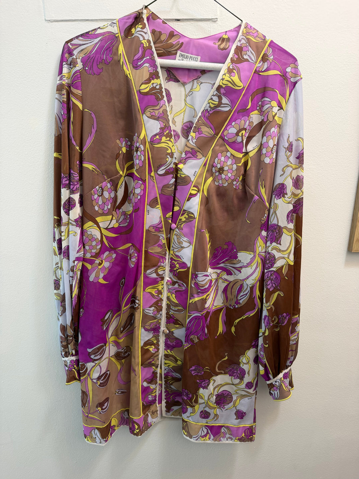 Vintage Emilio Pucci purple tunic size small - TUV #1275