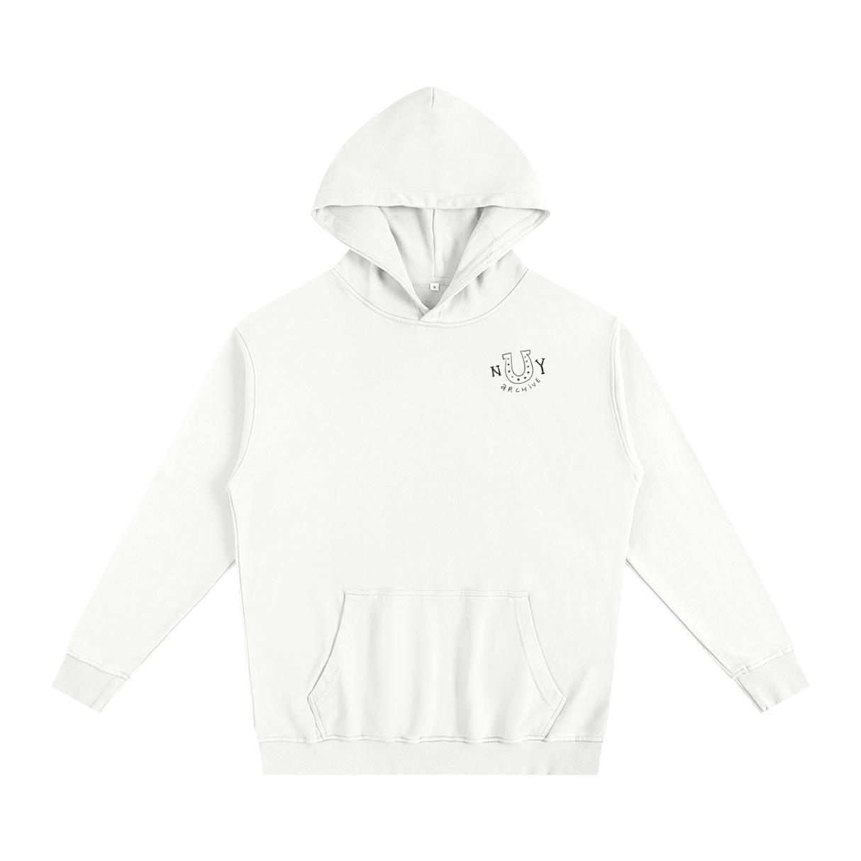 Too Many Shoes Hoodie (B&W)