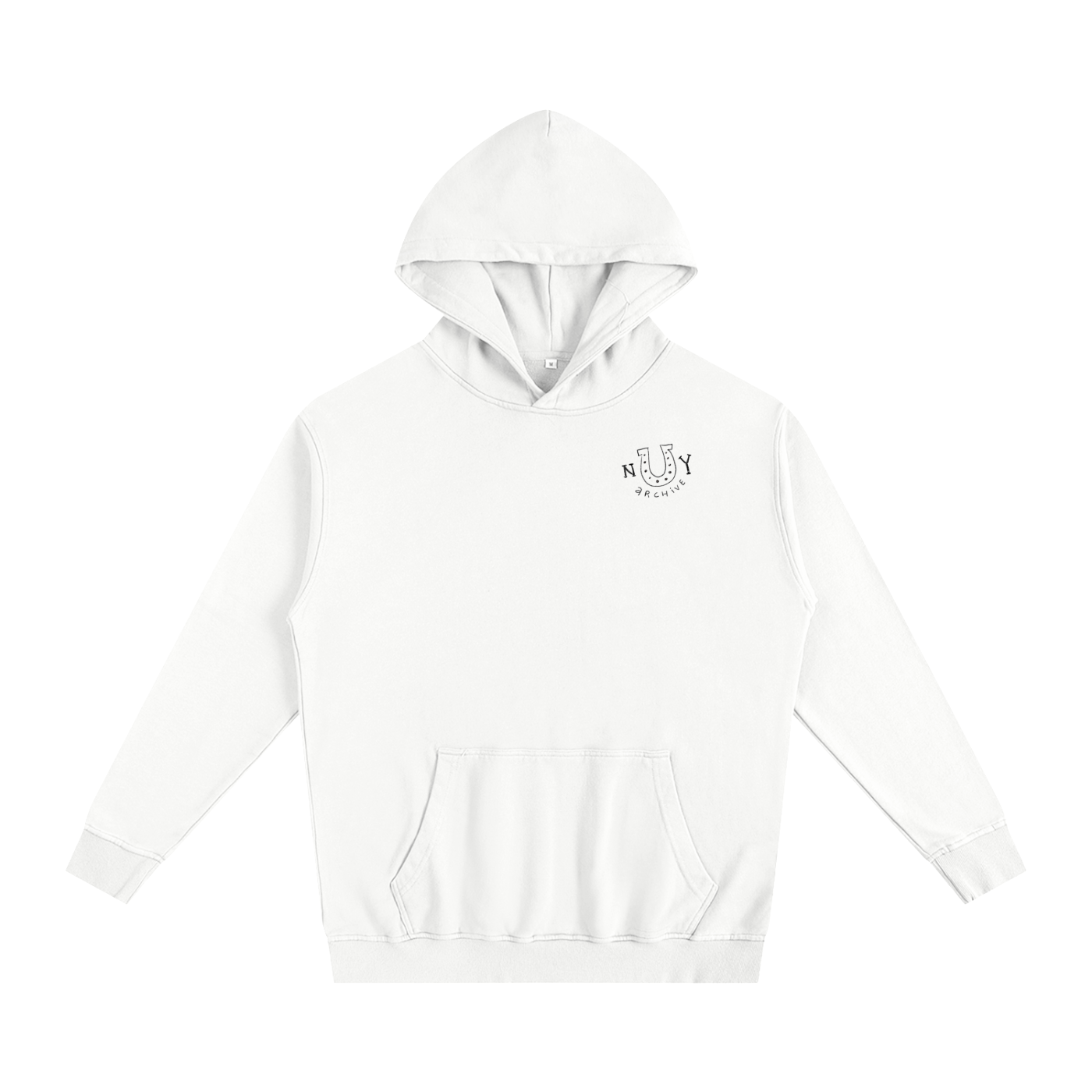 Too Many Shoes Hoodie (B&W)