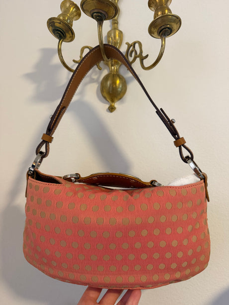 Valentino 2000s pink polka dot flower purse - tuv #222123