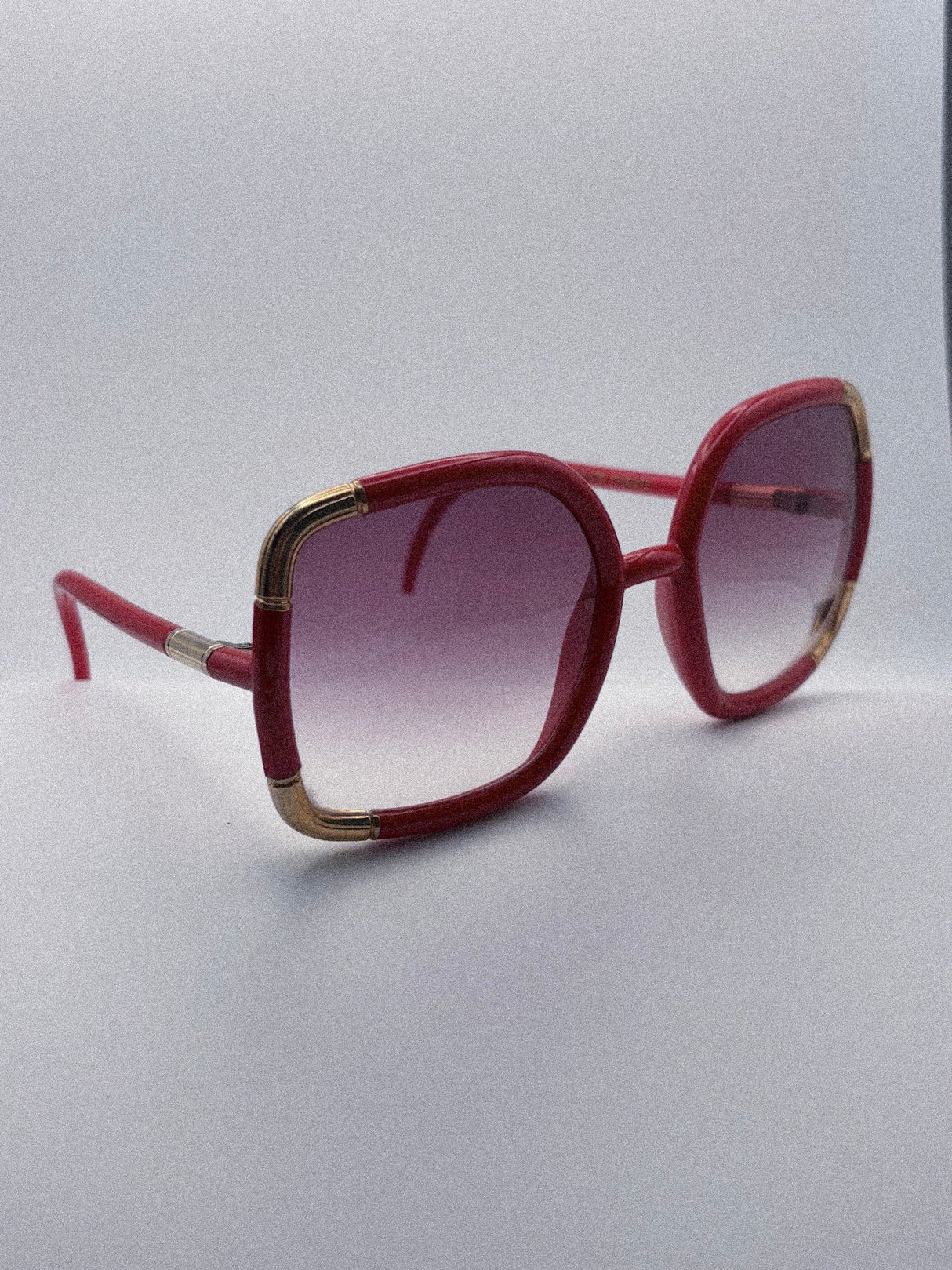 "Le Carré Rouge" 1970s Ted Lapidus Sunglasses