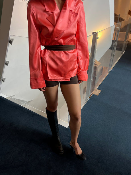 Isaac Mizrahi Neon Pink Jacket