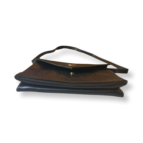Gucci Vintage Croc Envelope Clutch