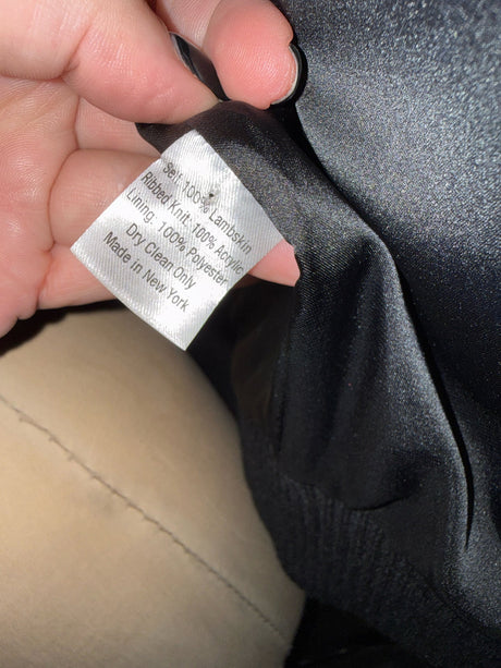 Barney's x Lisa Perry Size 4 Blue & Red Leather Bomber Jacket
