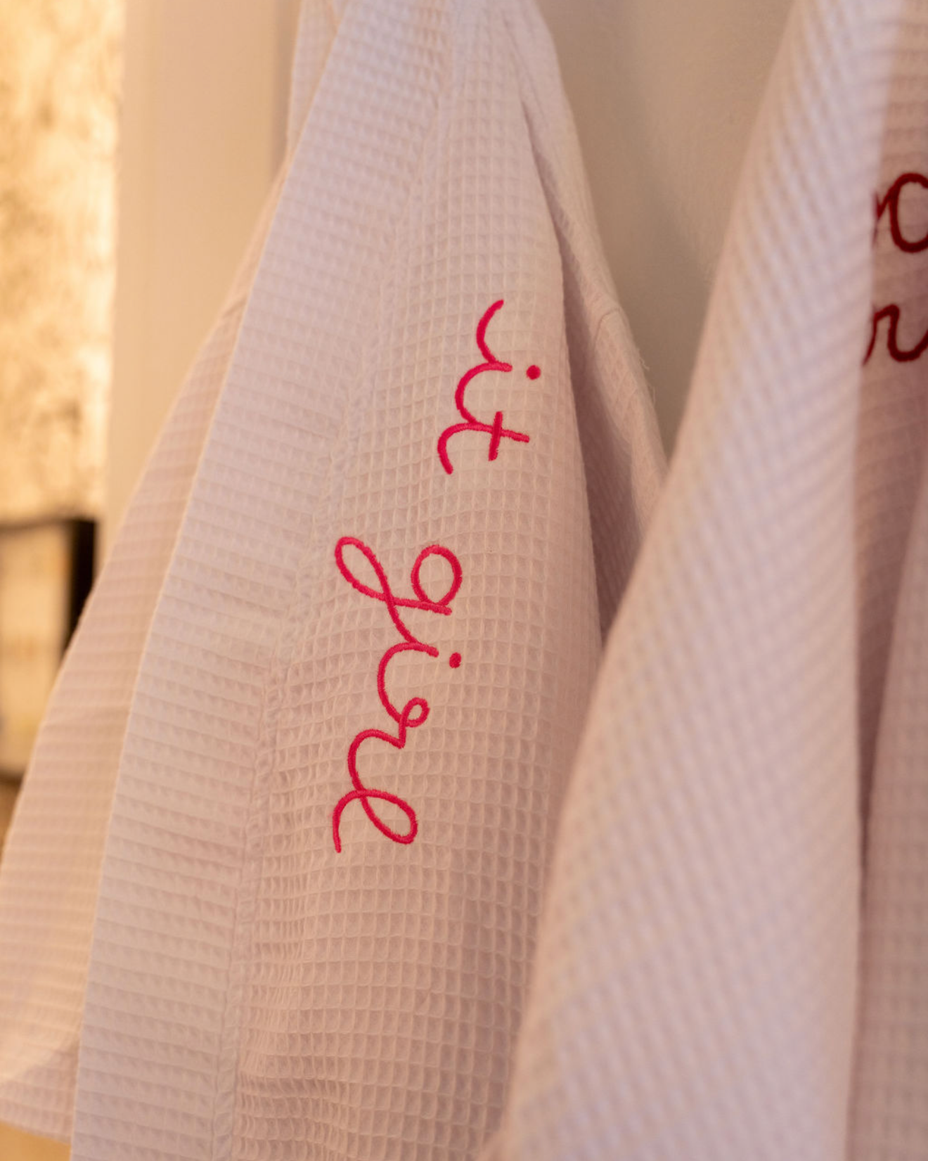 "It Girl" Waffle Turkish Bathrobe