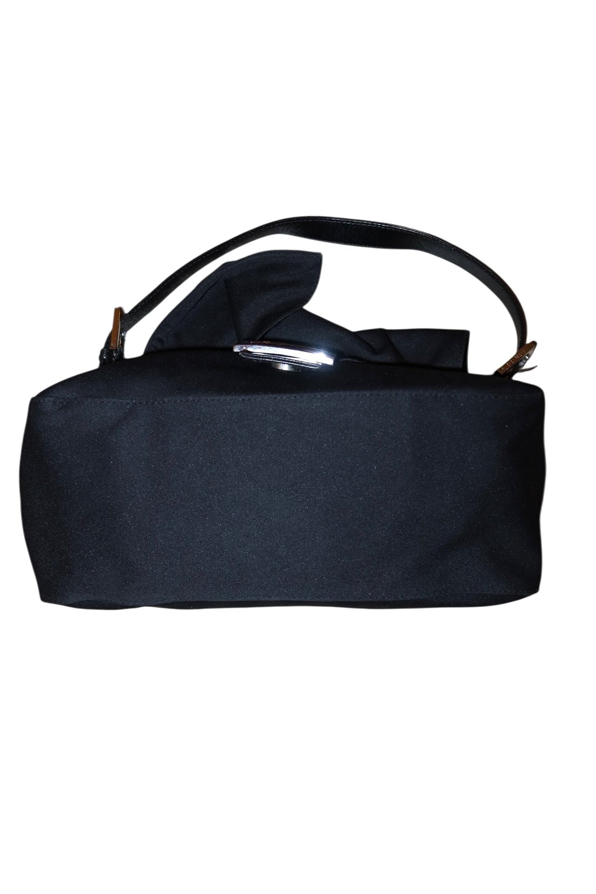 Fendi black neoprene small mama bag