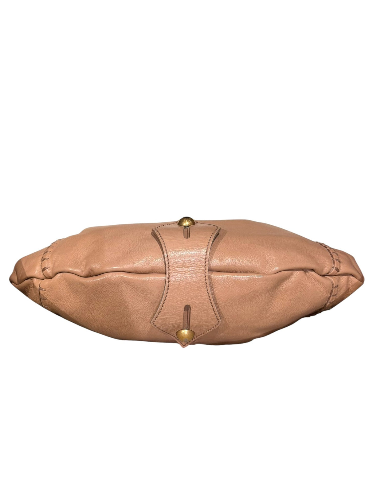 Yves Saint Laurent nude Mombasa hobo bag with ornate gold handle