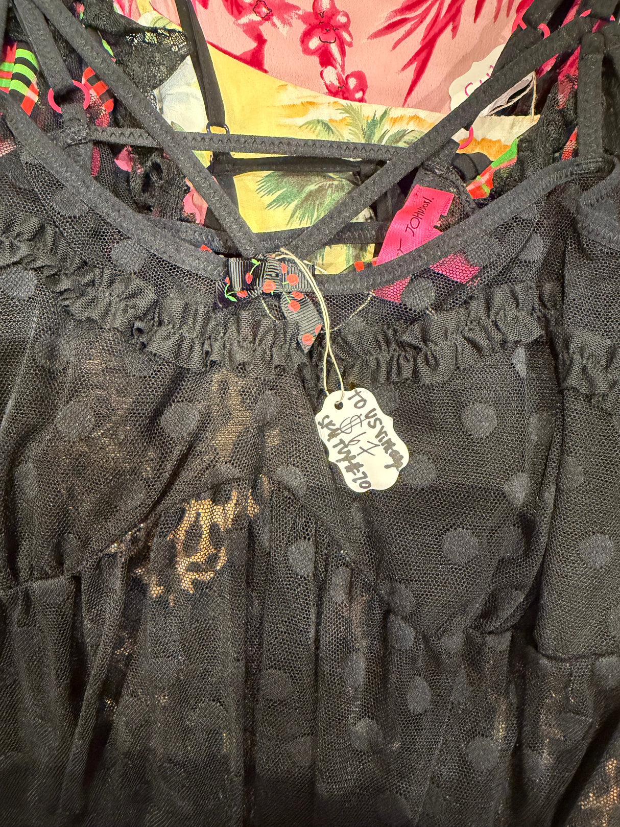 Betsey Johnson sheer tank/dress - TUV #70