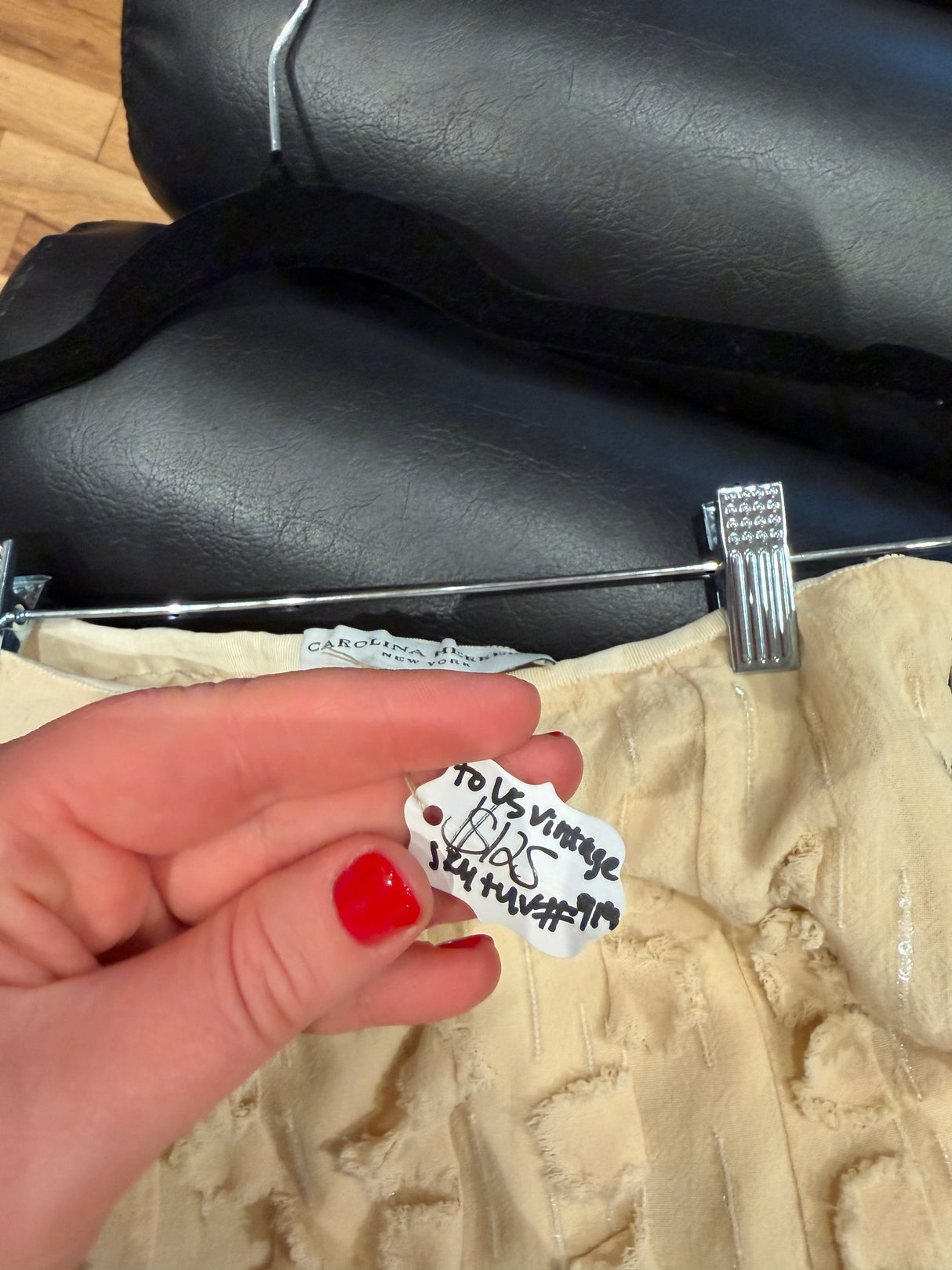 Carolina Herrara sample skirt - sku tuv #919