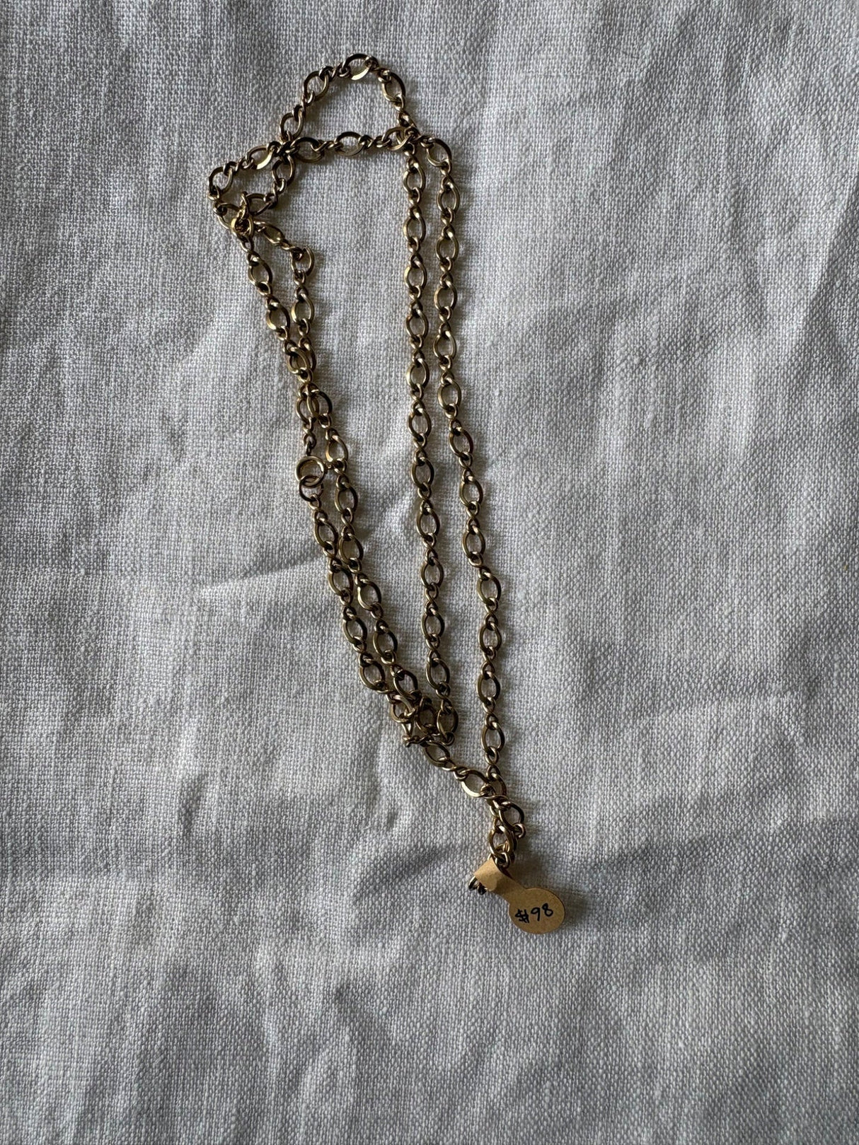 GF long gold chain