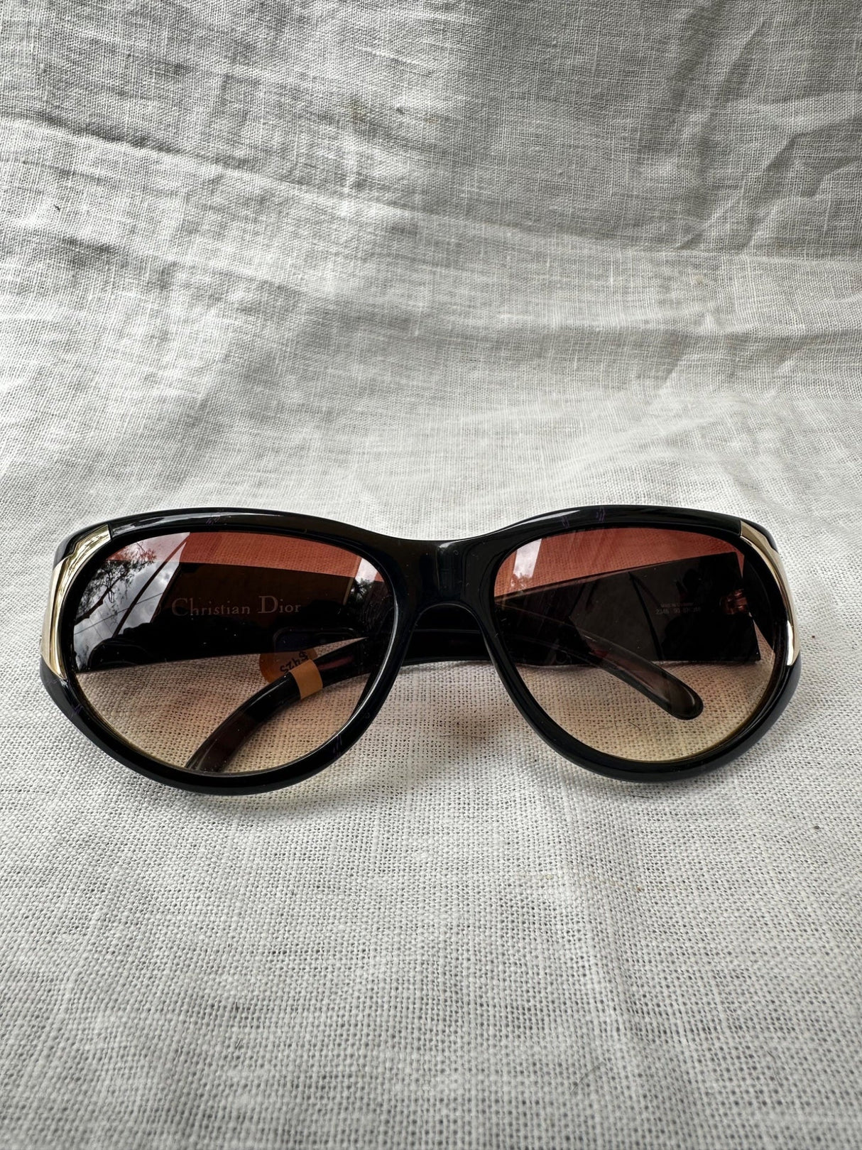 Christian Dior Black and Gold sunglasses