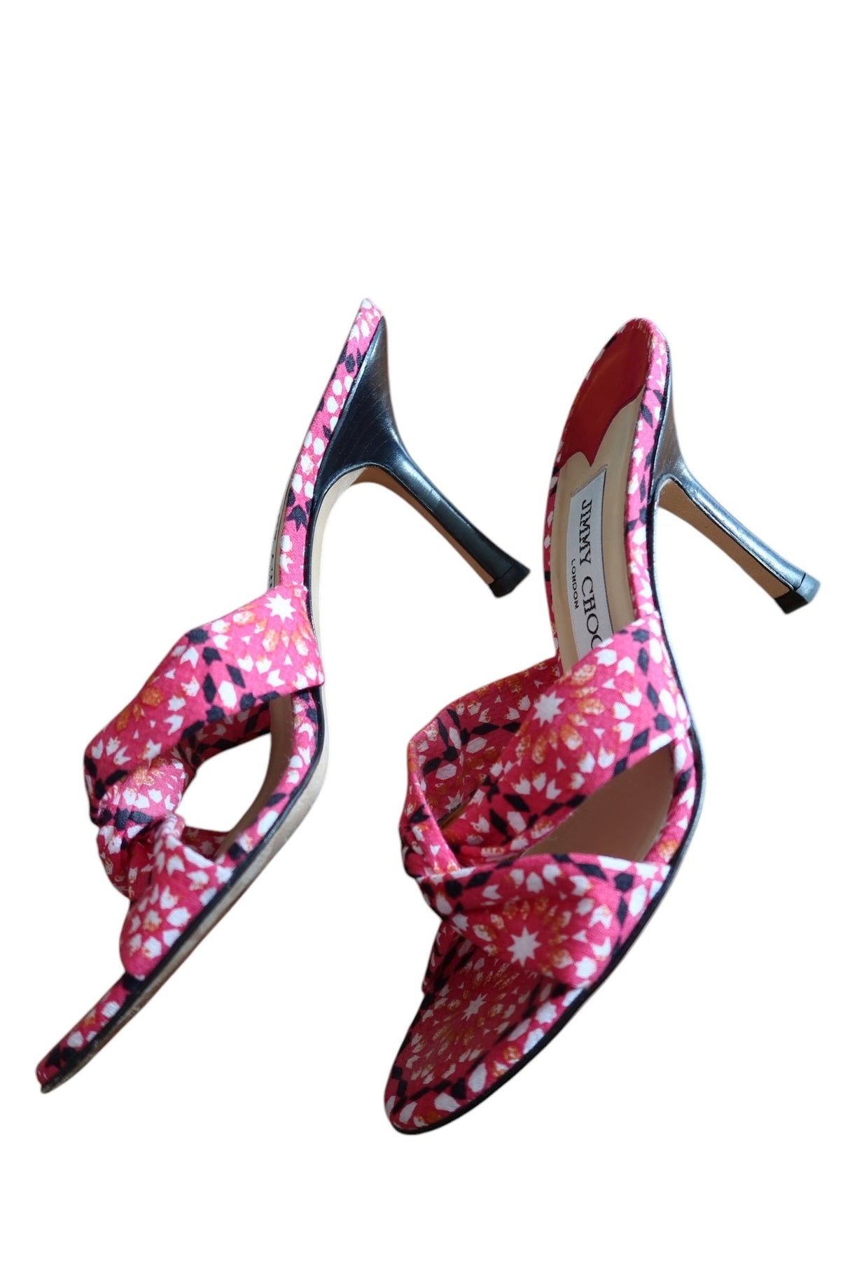 Jimmy Choo pink print heels (36)