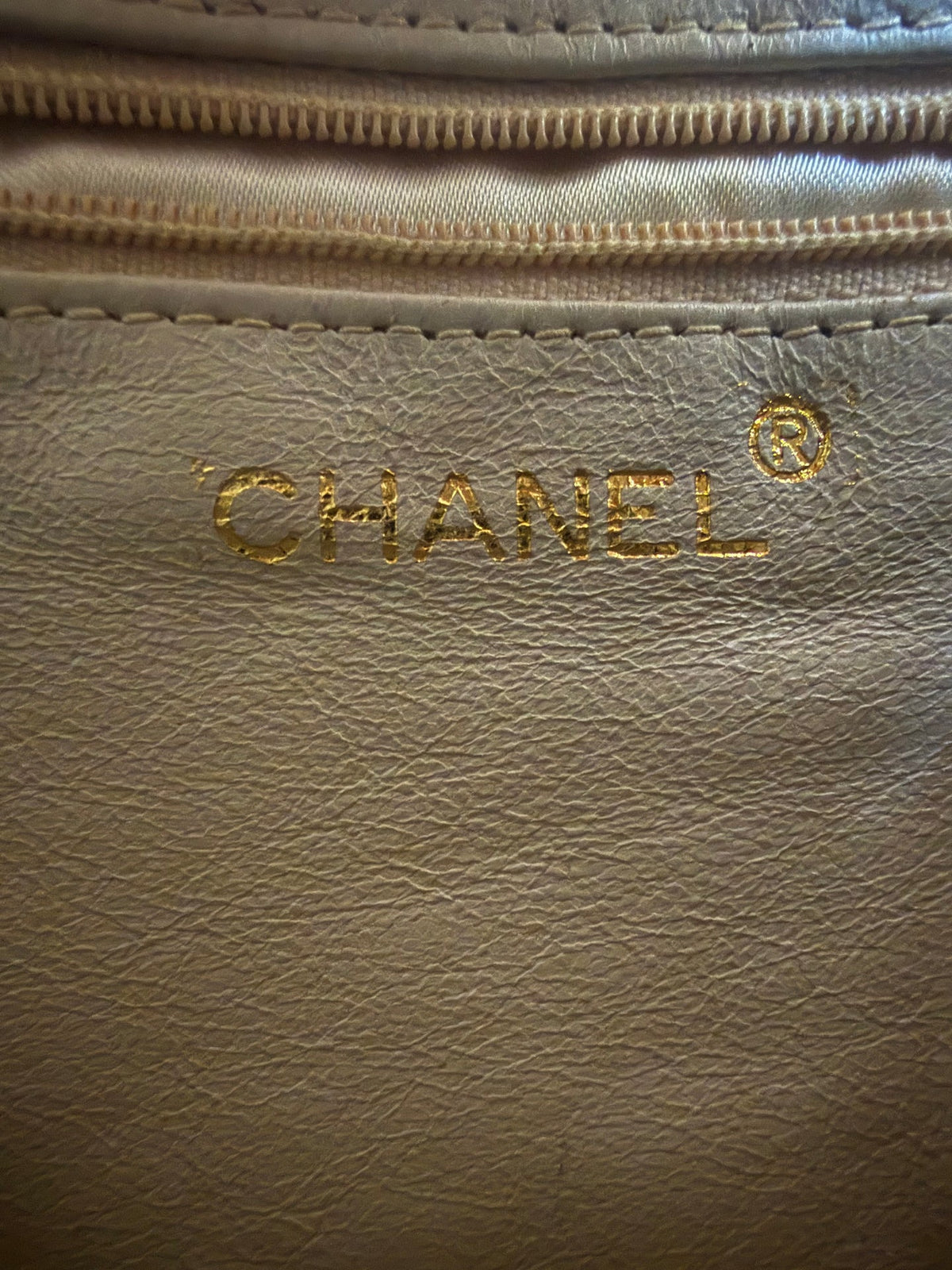 Chanel Vintage Lizard Tassel Camera Bag