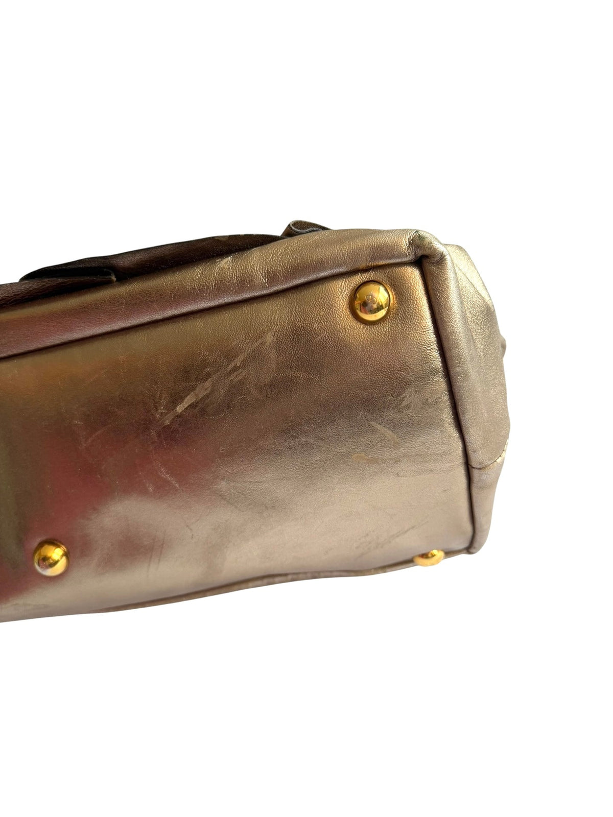 Valentino metallic rose gold Petale tote bag
