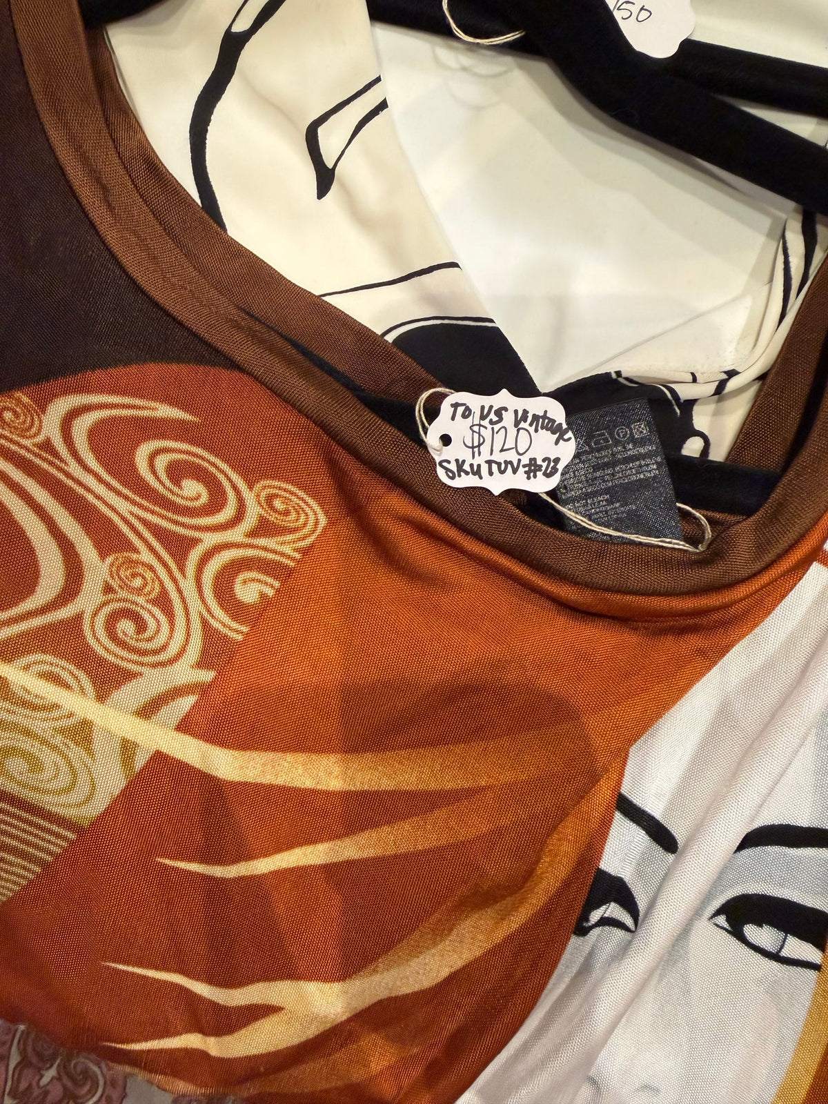 Custo Barcelona woman shirt with brown details sku tuv #23