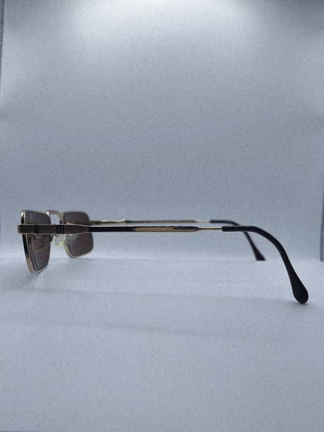 1980s Luxottica Scott Sunglasses | Gold/Tortoise