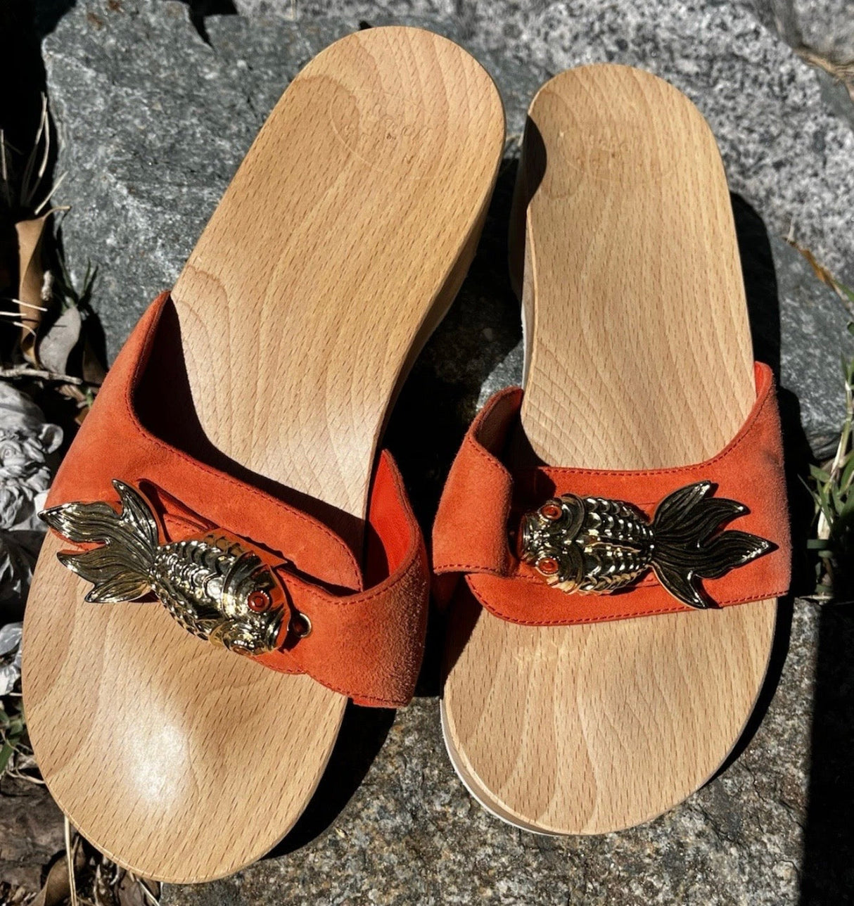 Vintage Celine Koi fish sandals