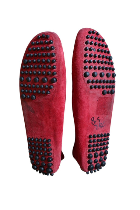 Manolo Blahnik red loafers (39)