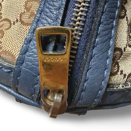 Gucci Web Boston Bag Medium Satchel