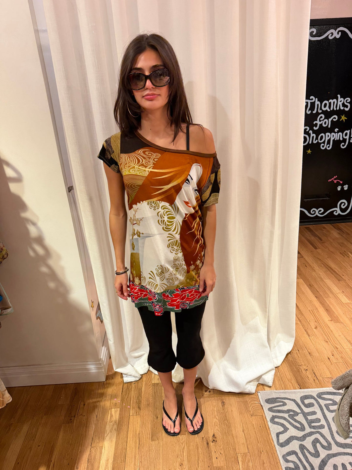 Custo Barcelona woman shirt with brown details sku tuv #23