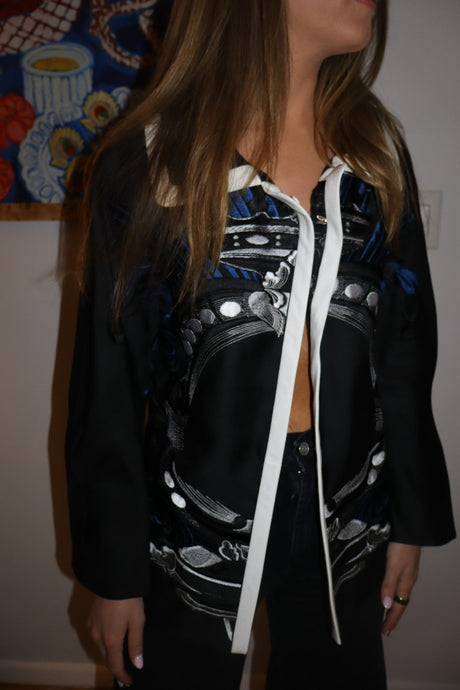Gianfranco Ferre embroidered jacket - size 46