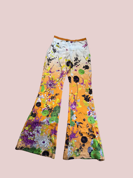 Rare “as is” Jean Paul Gaultier 2001 silk runway pants TUV #32156