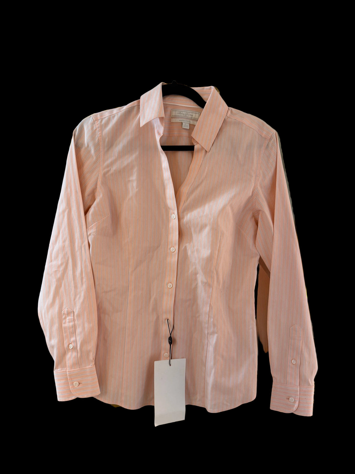 Brooks Brothers Sample button down pink pin stripe - size 6