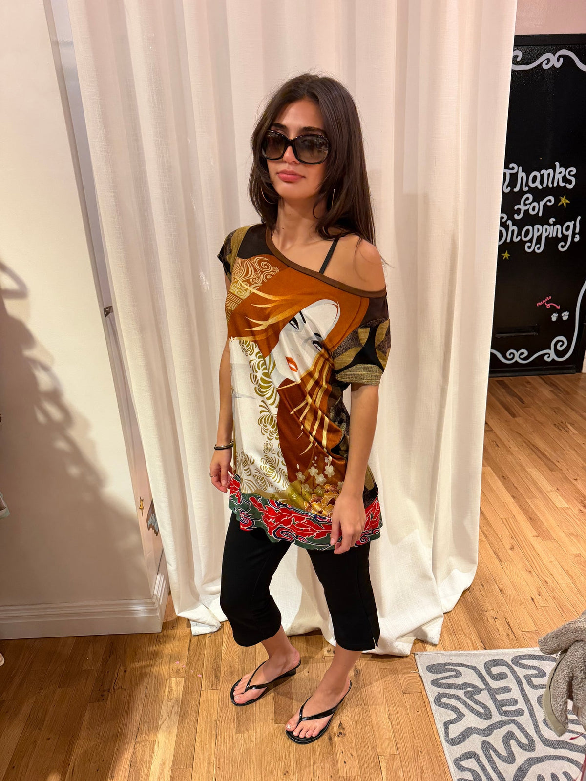 Custo Barcelona woman shirt with brown details sku tuv #23