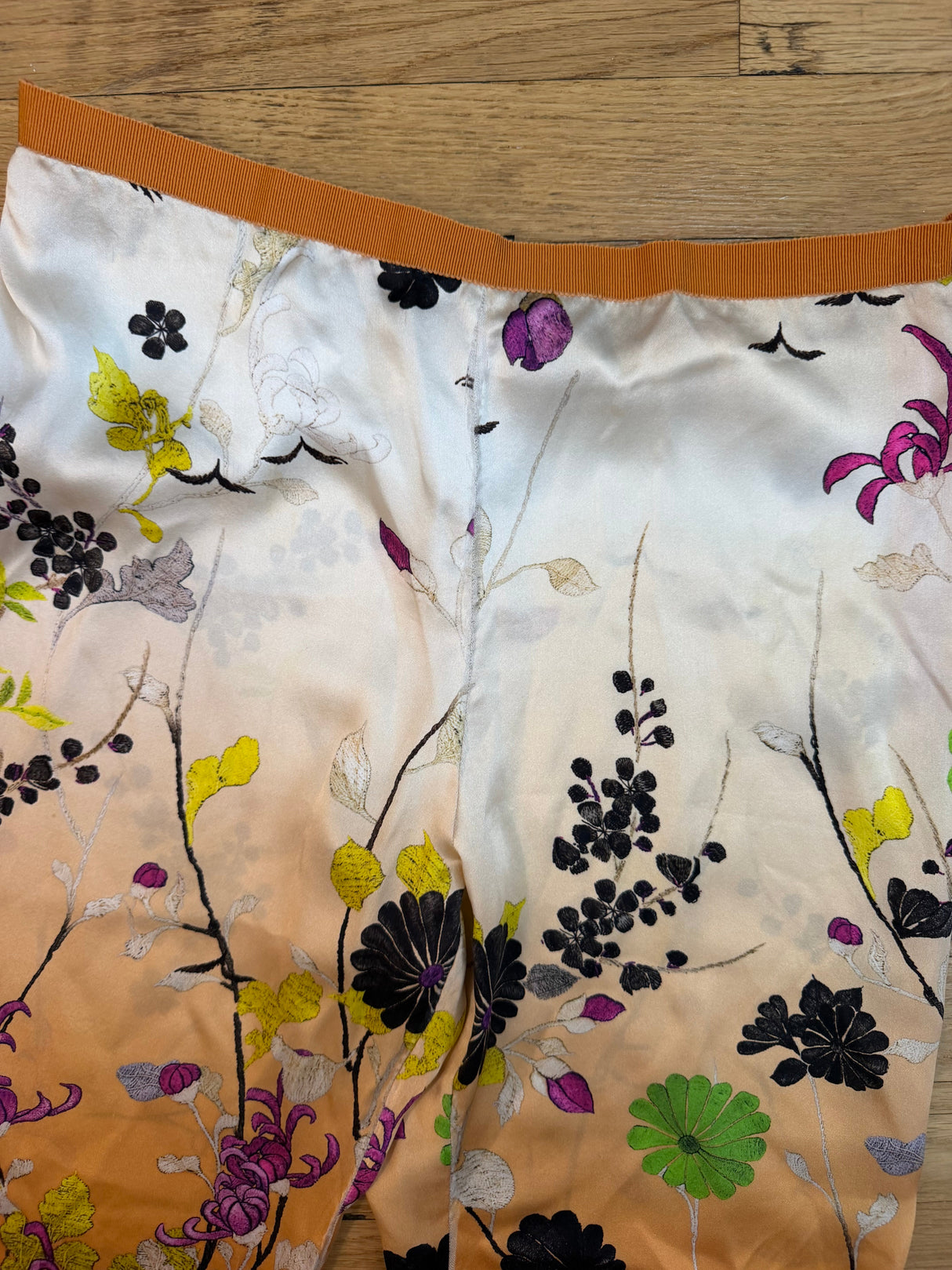 Rare “as is” Jean Paul Gaultier 2001 silk runway pants TUV #32156