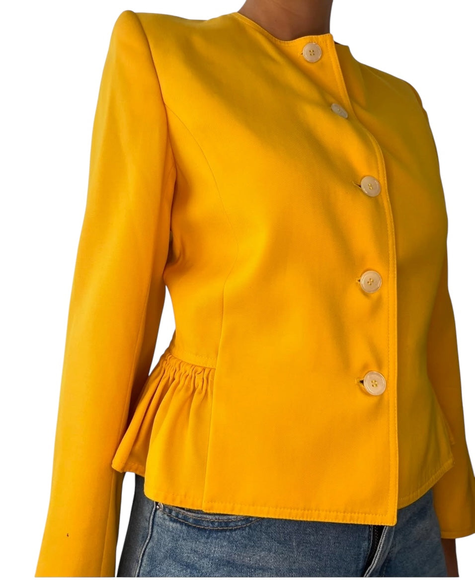 Valentino yellow blazer “as is” size IT42.