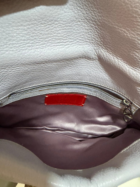 Authentic Vintage Valentino Garavani Spring/Summer 2004 Rhinestone Butterfly Lambskin Leather Shoulder Bag – Pastel Lilac