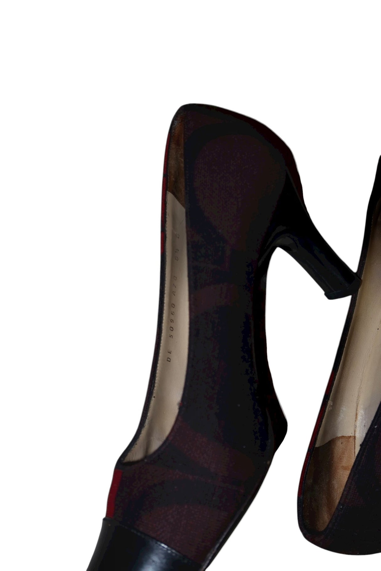 Salvatore Ferragamo multi color logo print pumps (8.5)