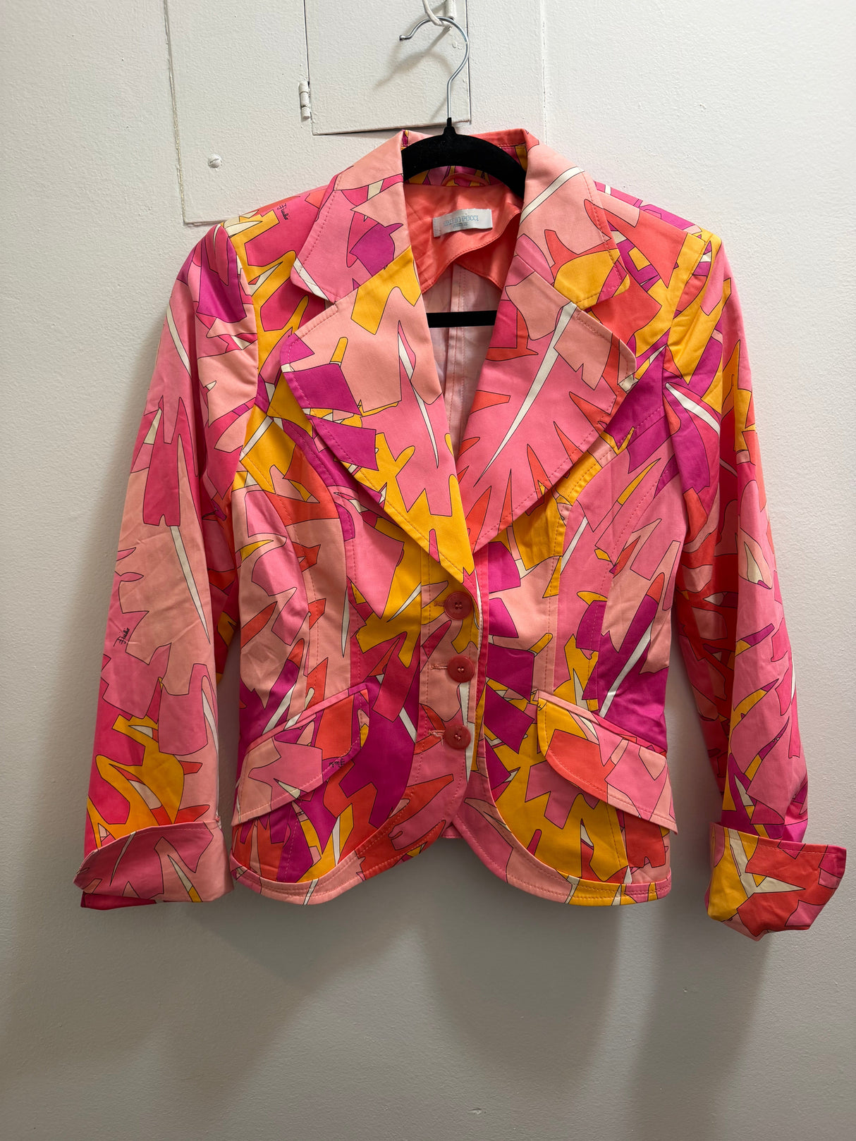 Emilio Pucci palm pink and orange suit set - TUV #123234