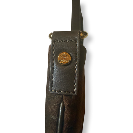 Celine Vintage Suede Shoulder