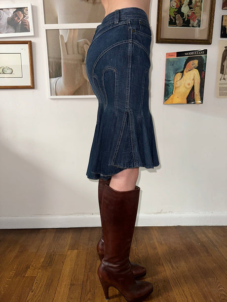 Alexander McQueen S/S 2004 Deliverance Trumpet Skirt