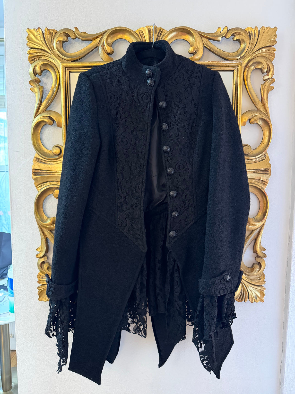 Gothic military style blazer jacket size small/medium