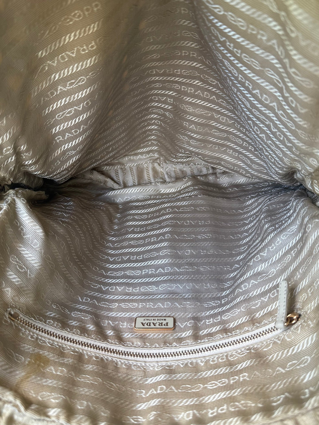 Prada Vintage Rivet Miele Bag