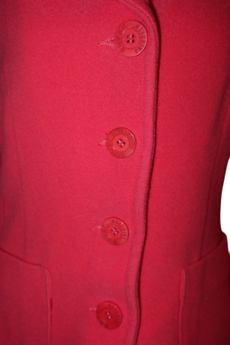 Moschino jeans pink jacket with flower detail