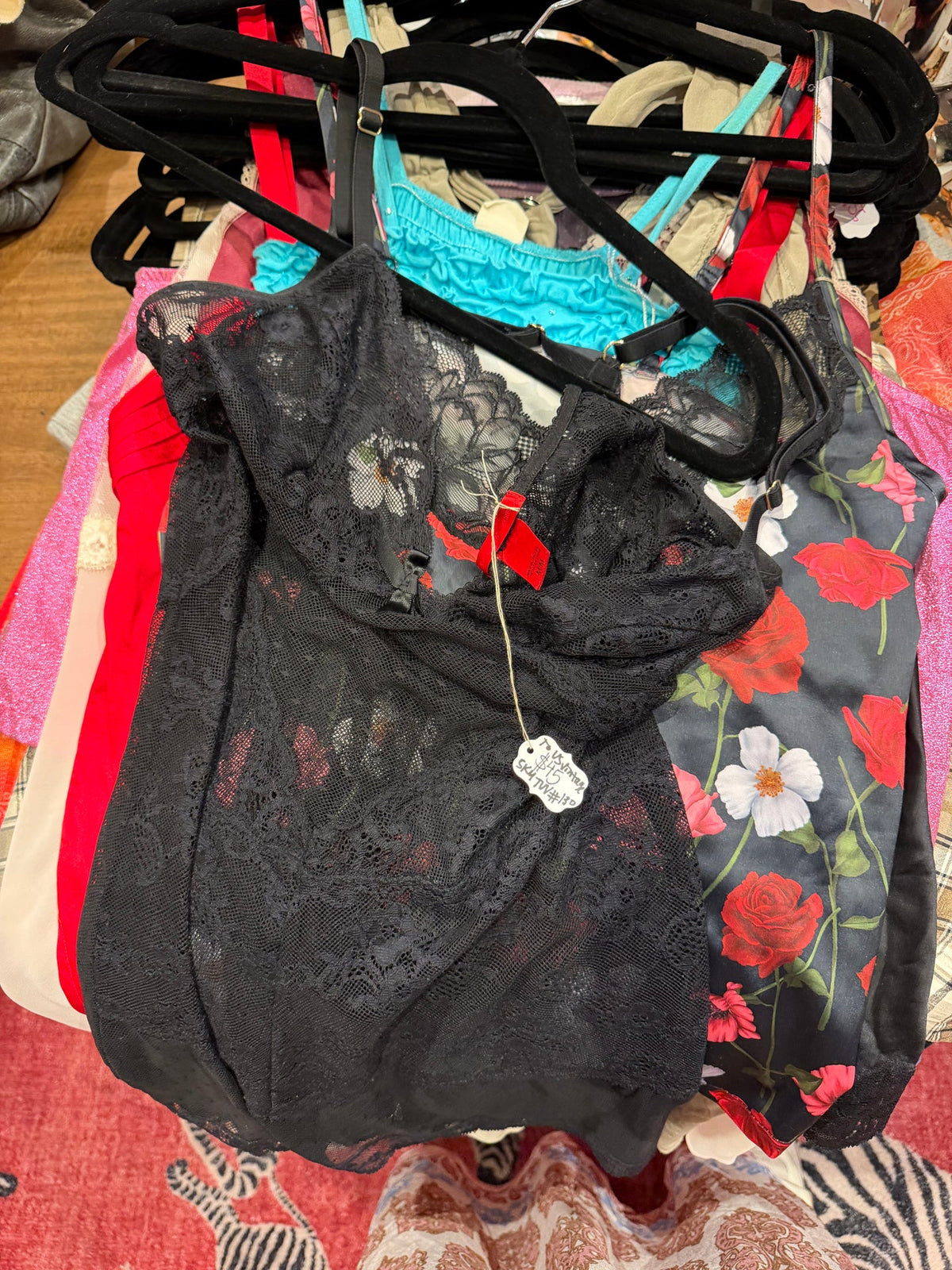 Victoria’s Secret Black Lace tank size Medium
