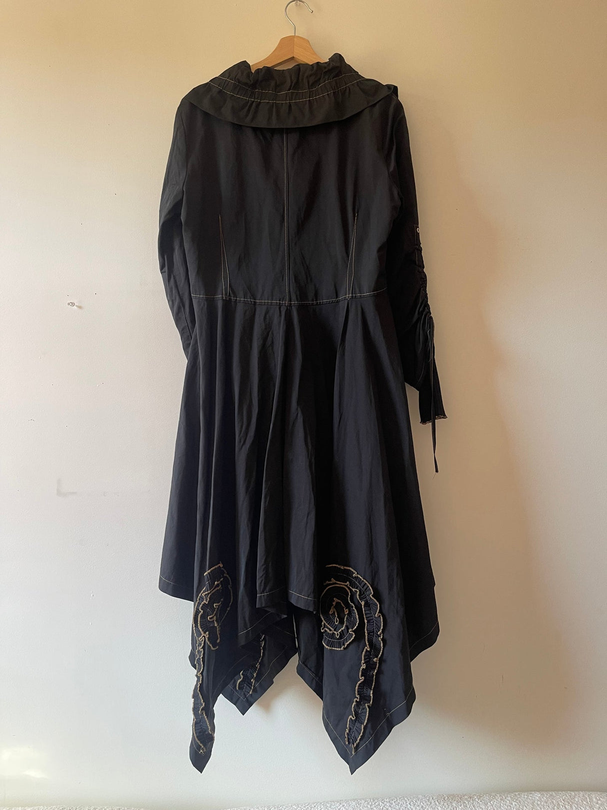 Areline black trench coat