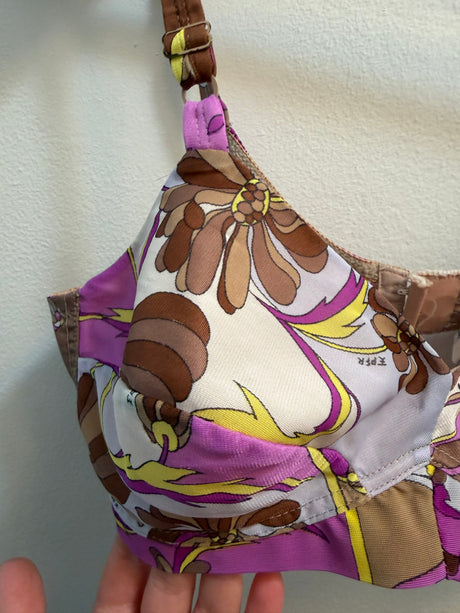 Vintage 1960s/70s Emilio Pucci for Formfit Rogers Bralette size small